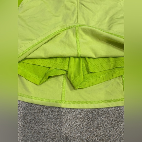 Title Nine color block lime green elastic waist pull on skort tennis golf Small - Picture 8 of 8